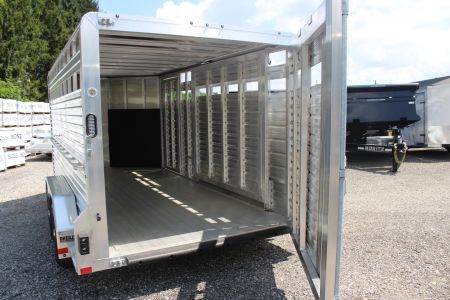 New 2025 Frontier Trailers 7' x 16' Livestock Trailer - 7000# GVW