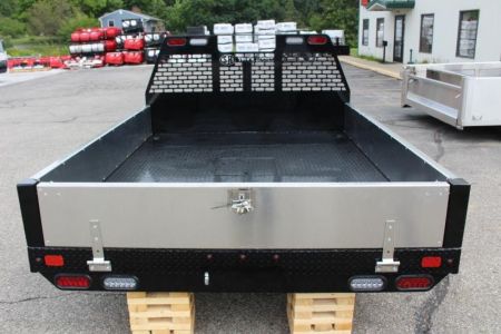 New 2024 SH Truck Bodies - Telescopic Hoist Dumping Flatbed - SRW Long Bed - FORD
