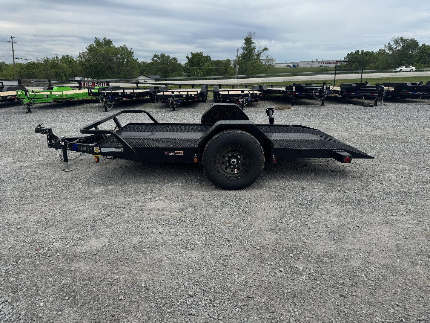 New 2026 Load Trail 77"x12' Scissor Lift Hauler