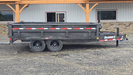 New Diamond C Trailers Deckover Dump Trailer / 14,9k GVWR / 96 x14'