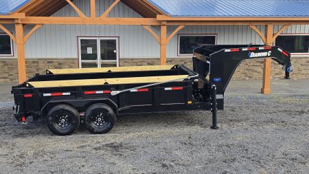 New Diamond C GN Dump Trailer / 14.9K GVWR / 82"x14'