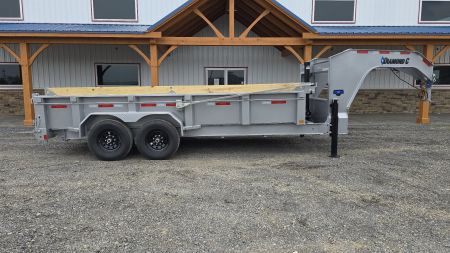 New Diamond C GN Dump Trailer / 14.9K GVWR / 82"x16'