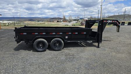 New Delco Gooseneck Dump Trailer / 14K / 83 x14'