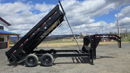 New Delco Gooseneck Dump Trailer / 14K / 83 x14'