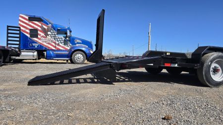 New H&H I-Beam Equip. Trailer / 17.6K GVWR / 82x20' / 24  HD Mesh Ramps