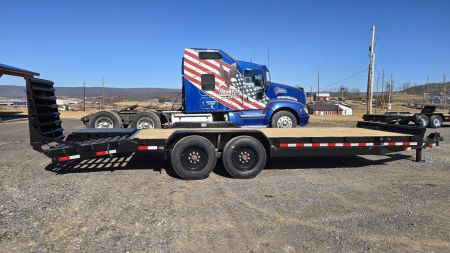New H&H Deluxe Ramp Equip. Trailer / 16K GVWR / 82"x22'