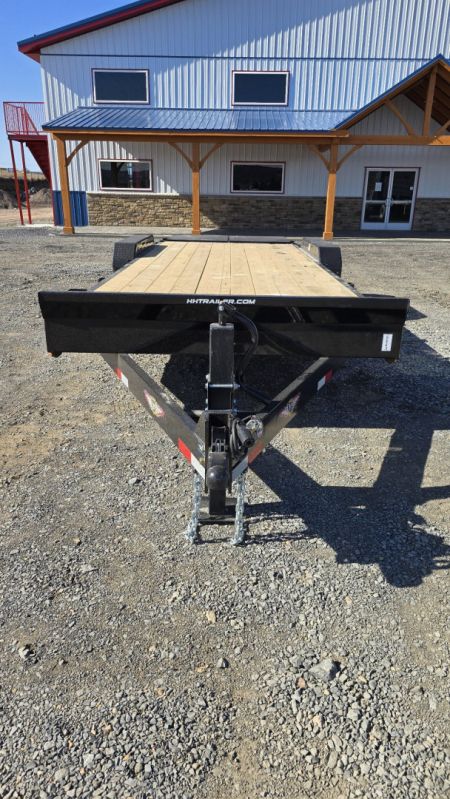 New H&H Deluxe Ramp Equip. Trailer / 16K GVWR / 82"x20' / Flip Over Ramps