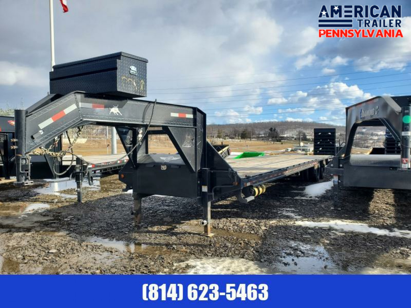 Used USED! Iron Bull Flatbed Trailer / 24K GVWR / 102"x40' / Rampage Ramps
