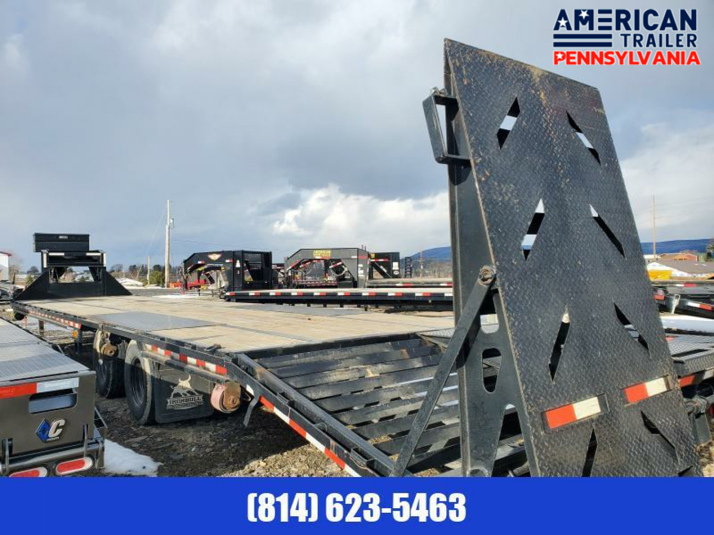 Used USED! Iron Bull Flatbed Trailer / 24K GVWR / 102"x40' / Rampage Ramps