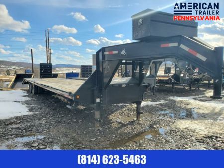 Used USED! Iron Bull Flatbed Trailer / 24K GVWR / 102"x40' / Rampage Ramps