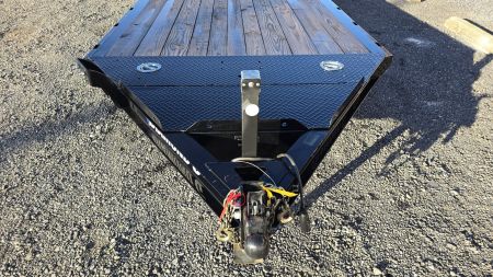 New 2024 Diamond C Car Trailer 9.8K GVWR / 83 x20' / Spare Tire Mount
