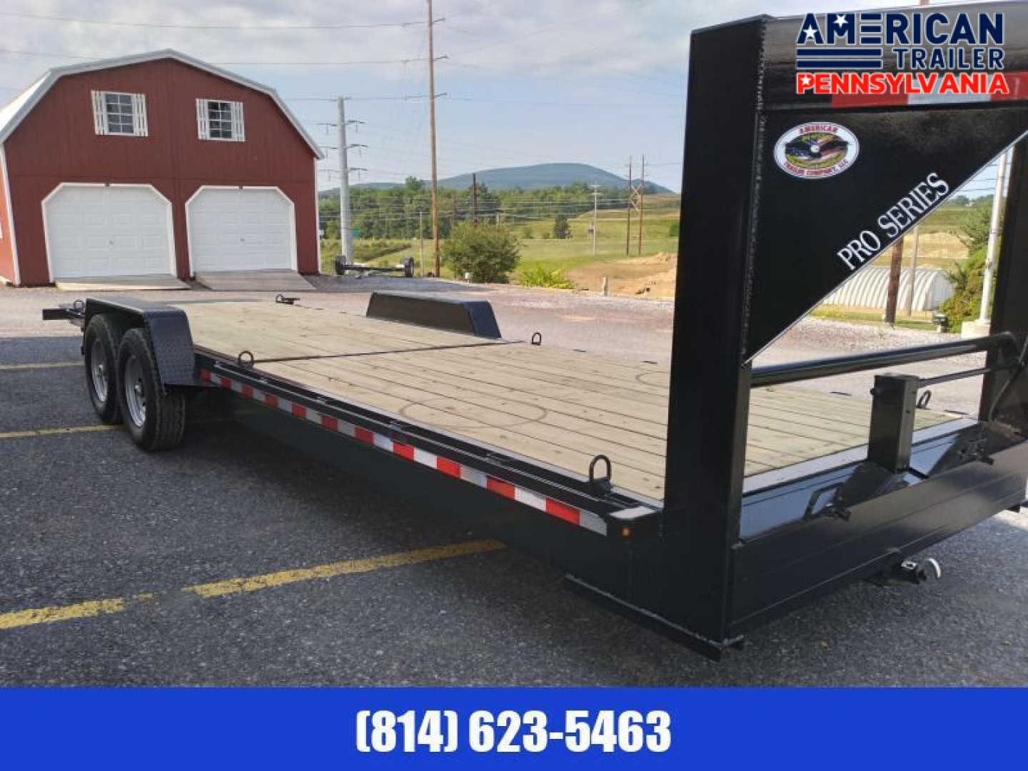 New Quality Trailers Pro Grade Gooseneck Split Tilt / 24' / 15,000 GVWR
