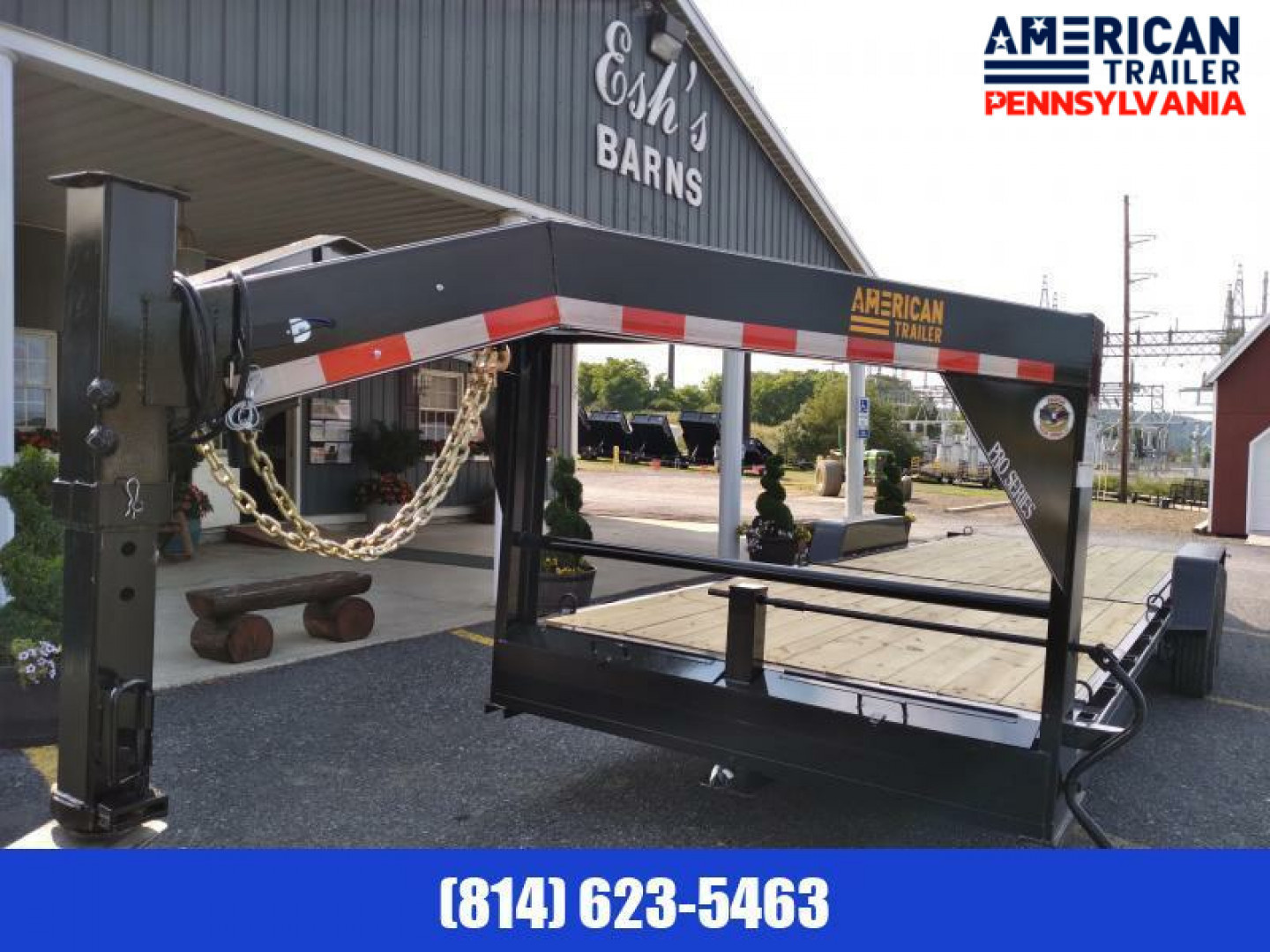 New Quality Trailers Pro Grade Gooseneck Split Tilt / 24' / 15,000 GVWR
