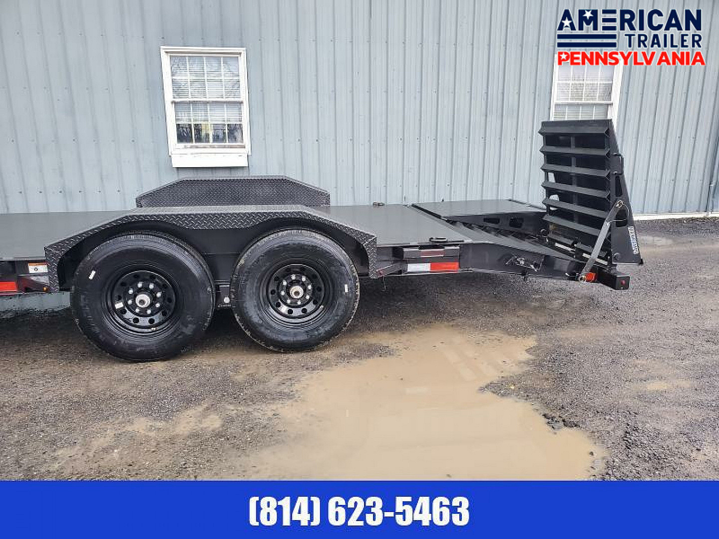 New 2024 Diamond C Equipment Trailer / 14.9K GVWR / 82"x22' /Max Ramps