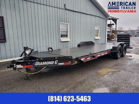 New 2024 Diamond C Equipment Trailer / 14.9K GVWR / 82 x22' /Max Ramps