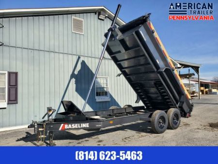 New 2025 Diamond C Trailers Low Pro Dump Trailer / 16K GVWR / 82 x14' / Tarp Kit
