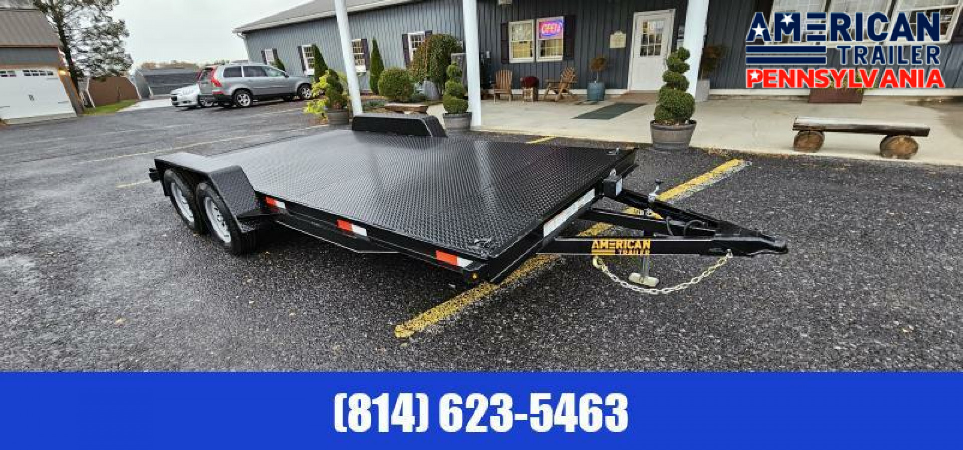 New Quality Trailers Gen Duty Diamond Deck Car Hauler / 18' / 7k GVWR