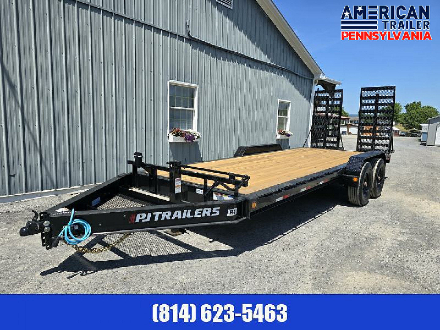 New 2024 PJ Pro-Beam Equipment Trailer / 16K GVWR / 83"x20'