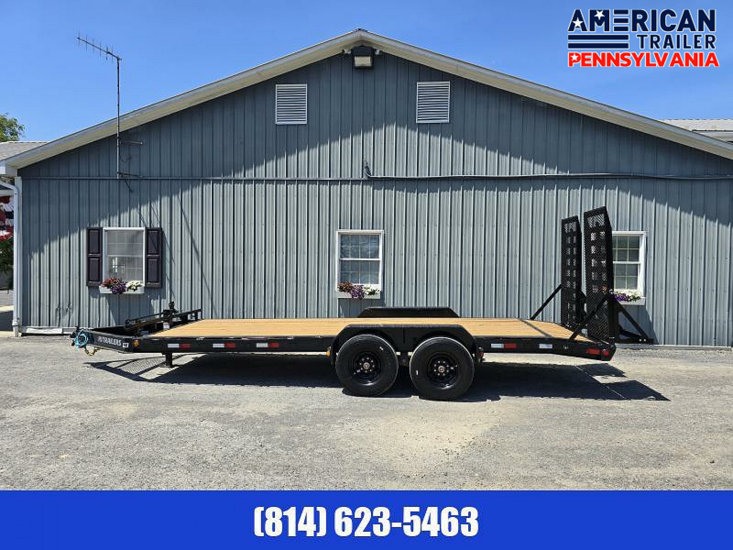 New 2024 PJ Pro-Beam Equipment Trailer / 16K GVWR / 83"x20'
