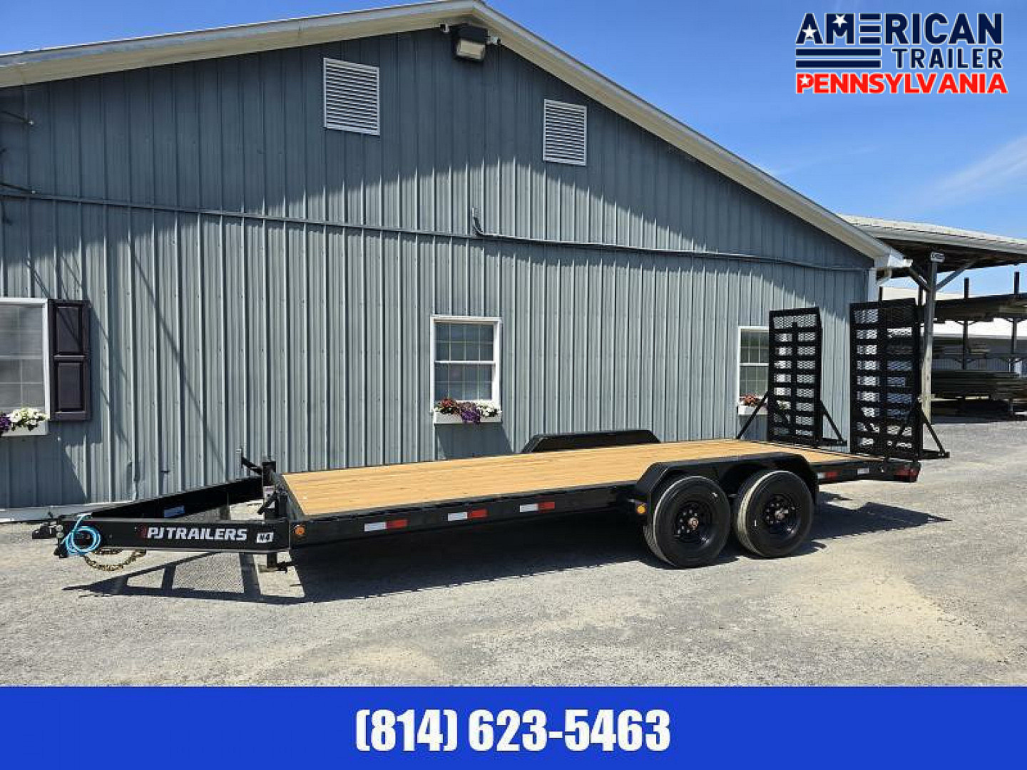 New 2024 PJ Pro-Beam Equipment Trailer / 16K GVWR / 83"x20'