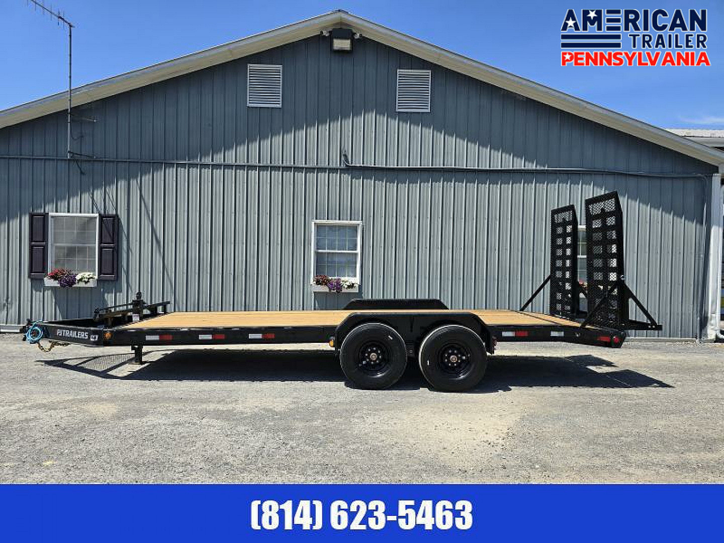 New 2024 PJ Pro-Beam Equipment Trailer / 16K GVWR / 83"x20'
