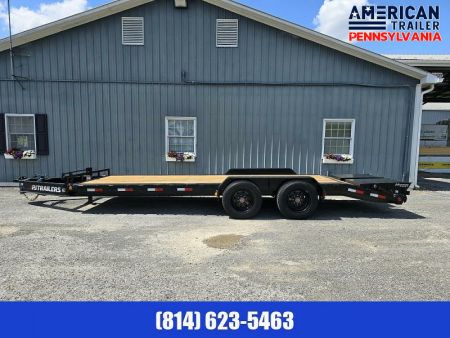 New 2024 PJ 10" Pro-Beam Equipment Trailer / 22.5K GVWR / 83"x 22'