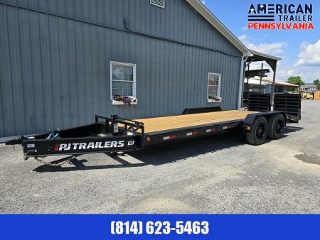 New 2024 PJ 10" Pro-Beam Equipment Trailer / 22.5K GVWR / 83"x 22'