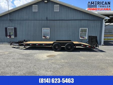 New 2024 PJ 10" Pro-Beam Equipment Trailer / 22.5K GVWR / 83"x 22'