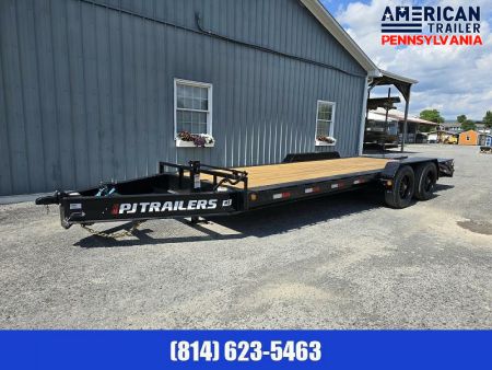 New 2024 PJ 10" Pro-Beam Equipment Trailer / 22.5K GVWR / 83"x 22'