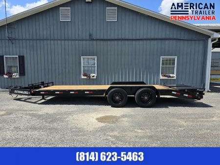 New 2024 PJ 10" Pro-Beam Equipment Trailer / 22.5K GVWR / 83"x 22'