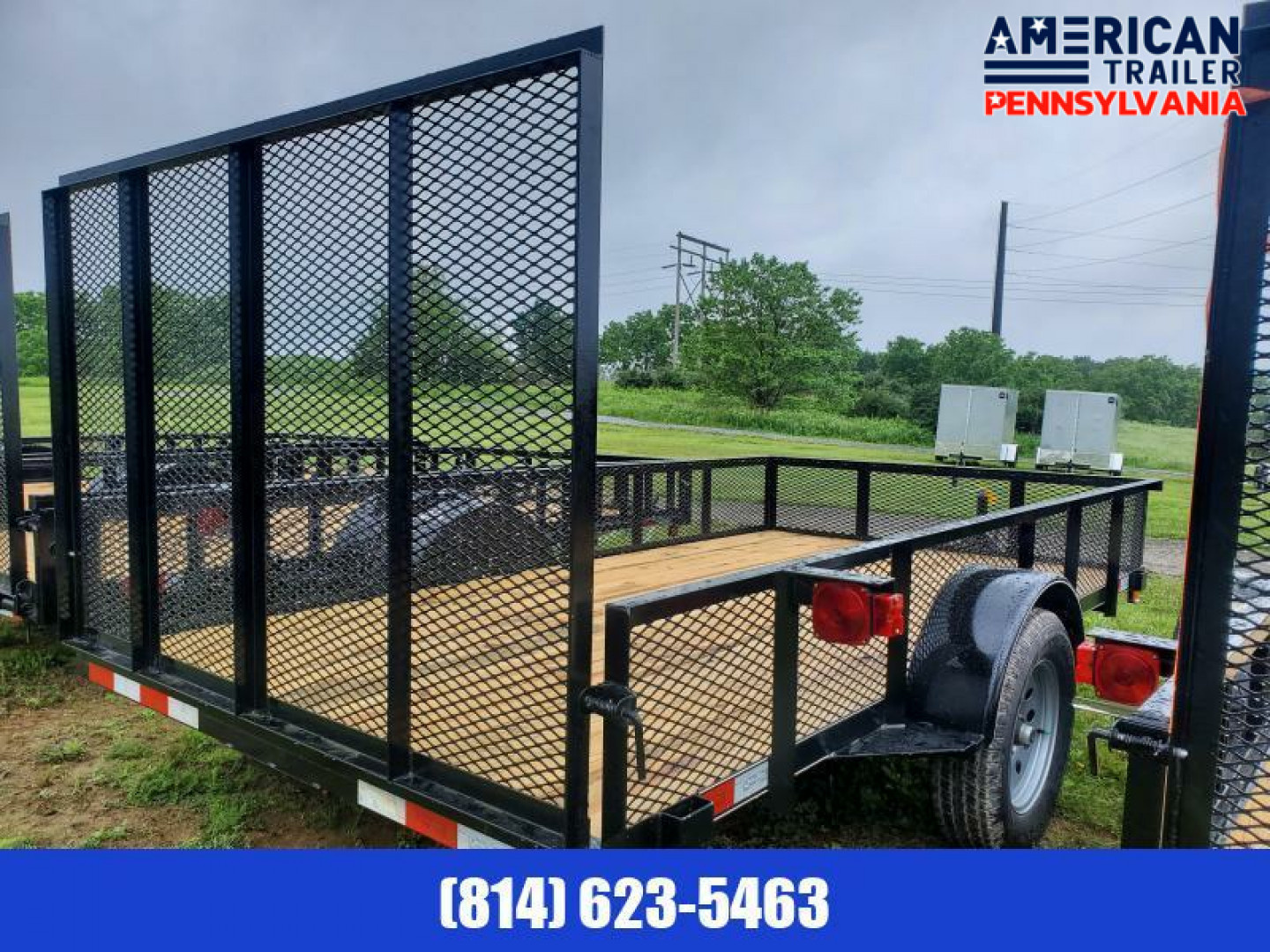 New 2027 Quality Trailers Pro Grade Utility / 77"x 12’ - 2990 GVWR / Mesh Sides