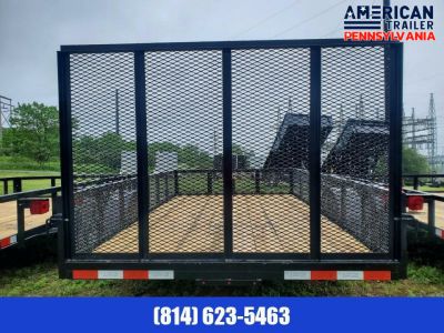 New 2027 Quality Trailers Pro Grade Utility / 77"x 12’ - 2990 GVWR / Mesh Sides