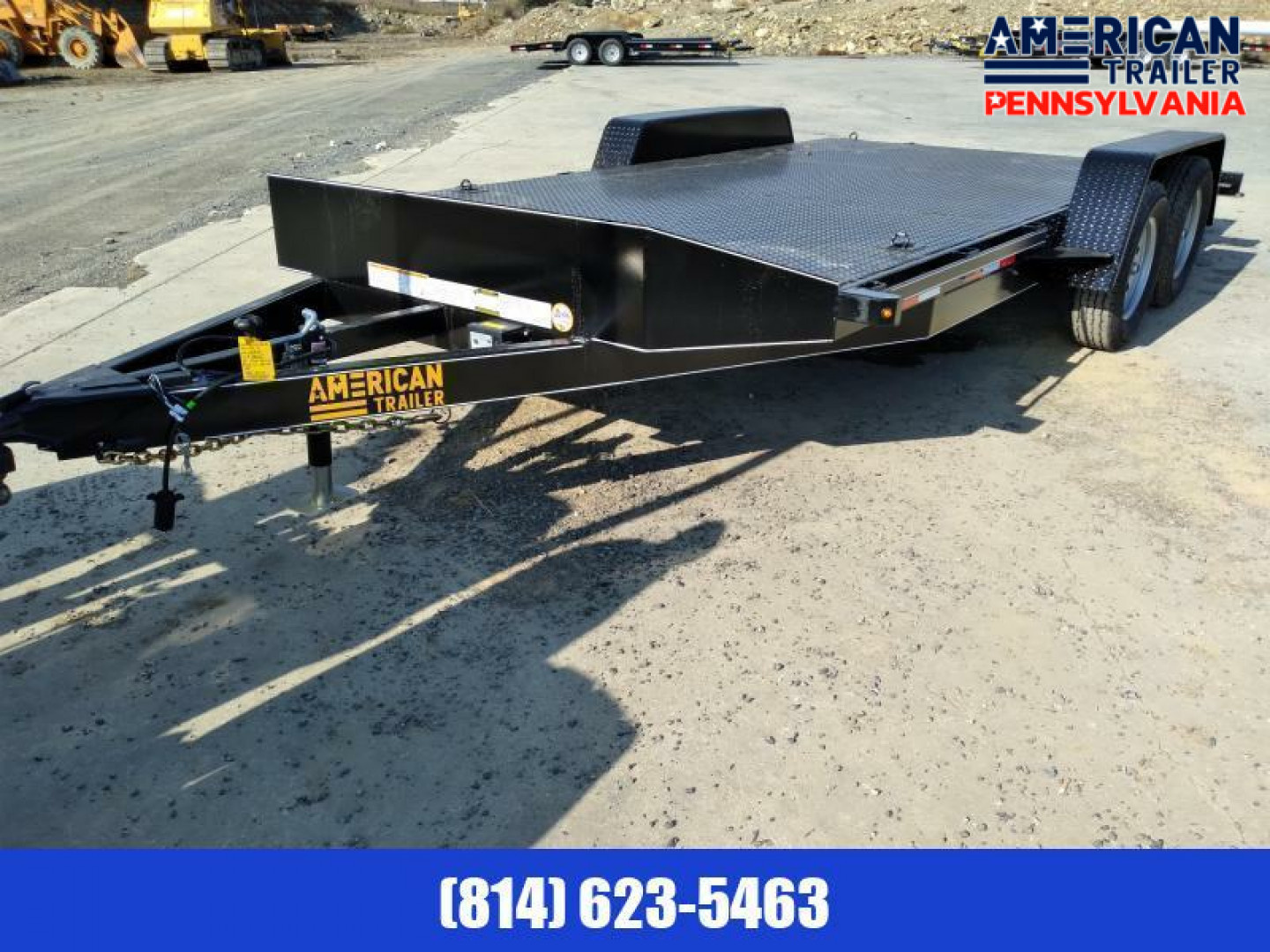 New Quality Pro Grade Diamond Deck Car Hauler / 18' / 7K GVWR