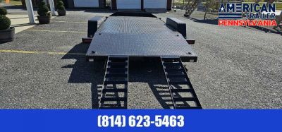 New Quality Pro Grade Diamond Deck Car Hauler / 18' / 7K GVWR