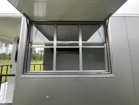New 2027 Rock Solid Cargo 8.5x24 Tandem Axle BBQ Trailer – Gray PolyCore | 10K GVWR