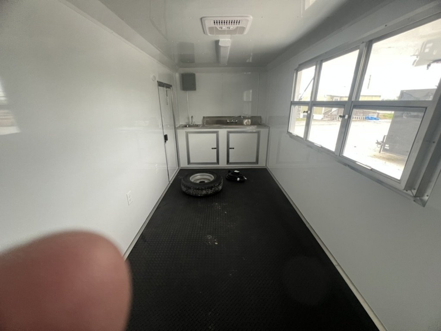 New 2027 Quality Cargo 7x16 Concession Trailer – White | 7' Interior | 9,990 lb GVWR