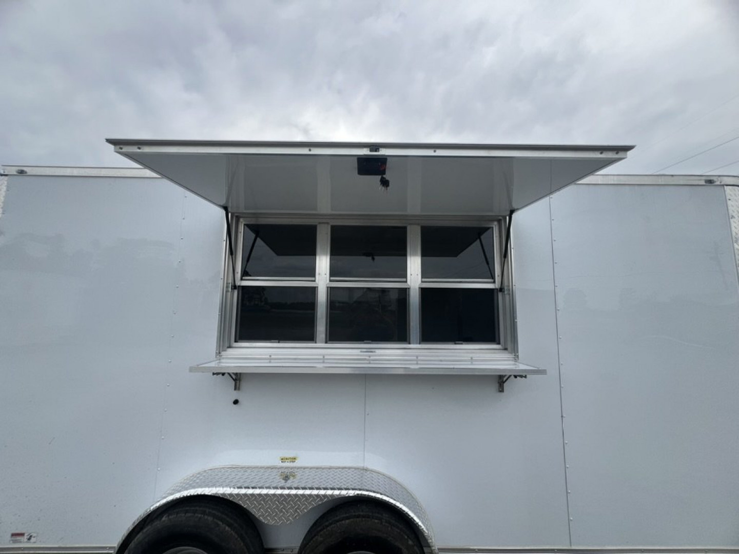 New 2027 Quality Cargo 7x16 Concession Trailer – White | 7' Interior | 9,990 lb GVWR