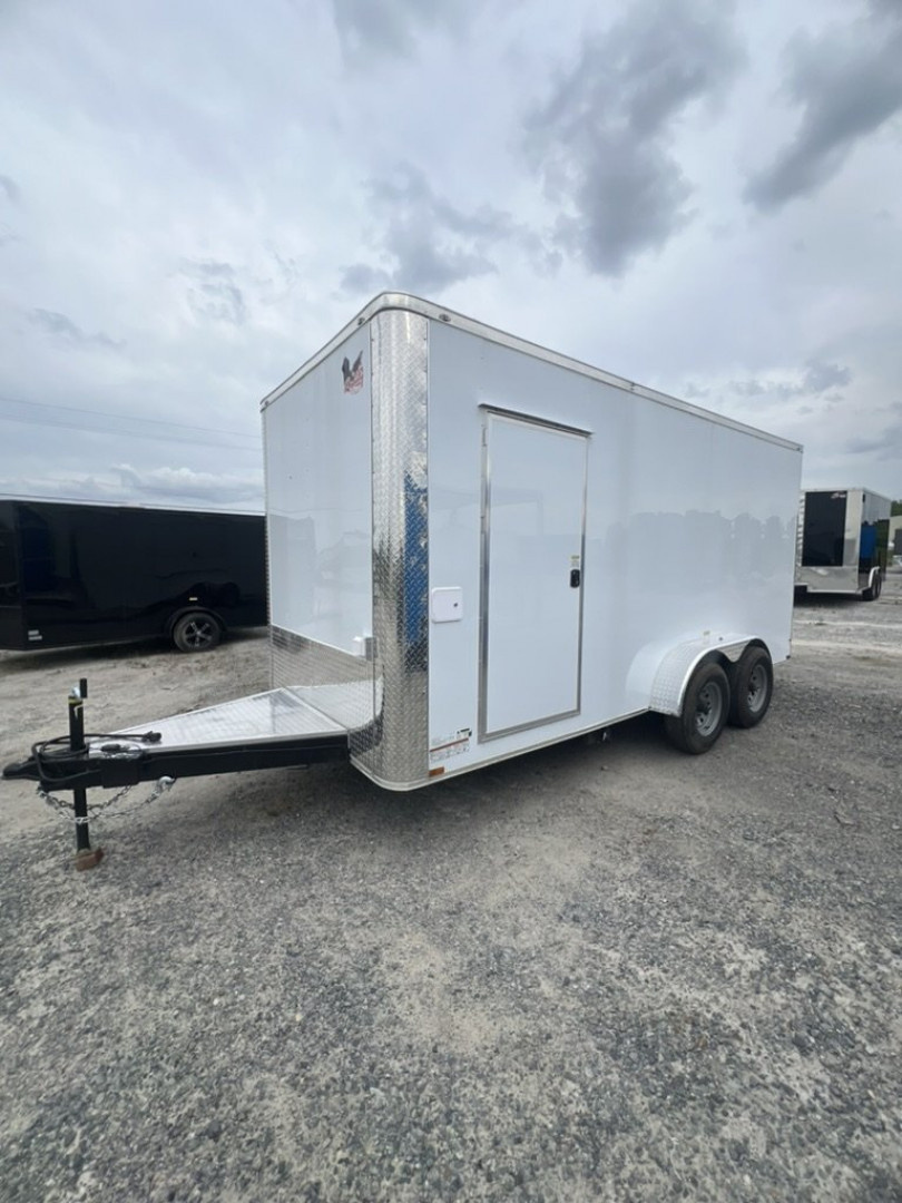 New 2027 Quality Cargo 7x16 Concession Trailer – White | 7' Interior | 9,990 lb GVWR