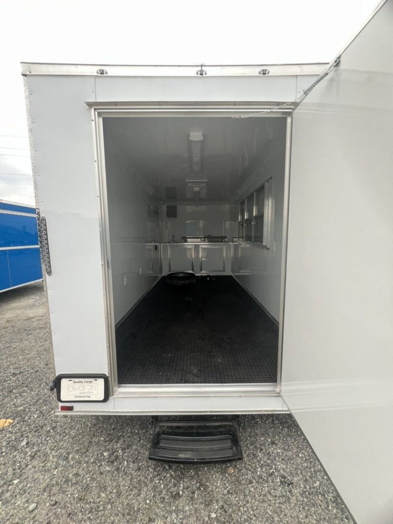 New 2027 Quality Cargo 7x16 Concession Trailer – White | 7' Interior | 9,990 lb GVWR