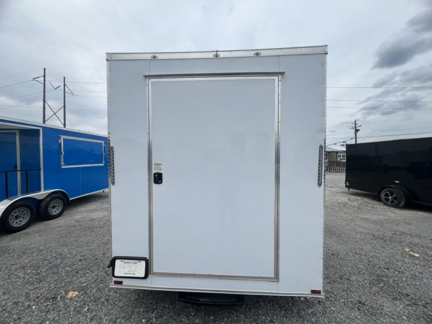 New 2027 Quality Cargo 7x16 Concession Trailer – White | 7' Interior | 9,990 lb GVWR