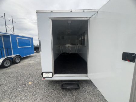 New 2027 Quality Cargo 7x16 Concession Trailer – White | 7' Interior | 9,990 lb GVWR