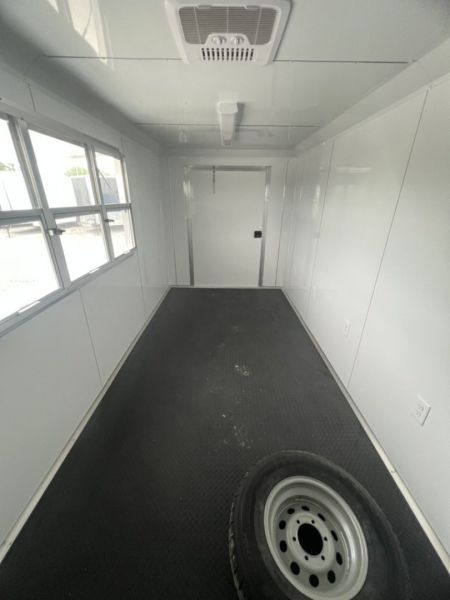 New 2027 Quality Cargo 7x16 Concession Trailer – White | 7' Interior | 9,990 lb GVWR