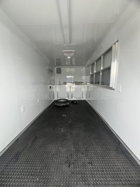 New 2027 Quality Cargo 7x16 Concession Trailer – White | 7' Interior | 9,990 lb GVWR