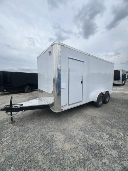 New 2027 Quality Cargo 7x16 Concession Trailer – White | 7' Interior | 9,990 lb GVWR