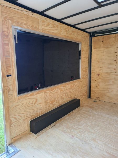 New 2027 Rock Solid Cargo 8.5x16 Tandem Axle Concession Trailer – Black | 7'6" Interior | 10,000 lb GVWR