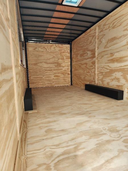 New 2027 Rock Solid Cargo 8.5x24 Tandem Axle Concession Trailer – White | 7'6" Interior | 10,000 lb GVWR