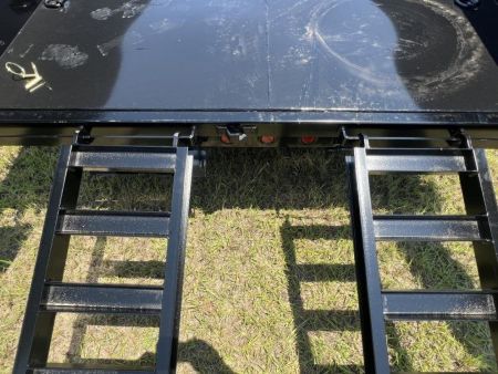 New 2027 TUFFDUMP 7x16 Tandem Axle Low Side Dump Trailer – Black | 14,000 lb GVWR | Heavy-Duty Hydraulic Dump Trailer