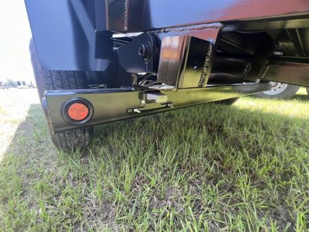 New 2027 TUFFDUMP 7x16 Tandem Axle Low Side Dump Trailer – Black | 14,000 lb GVWR | Heavy-Duty Hydraulic Dump Trailer