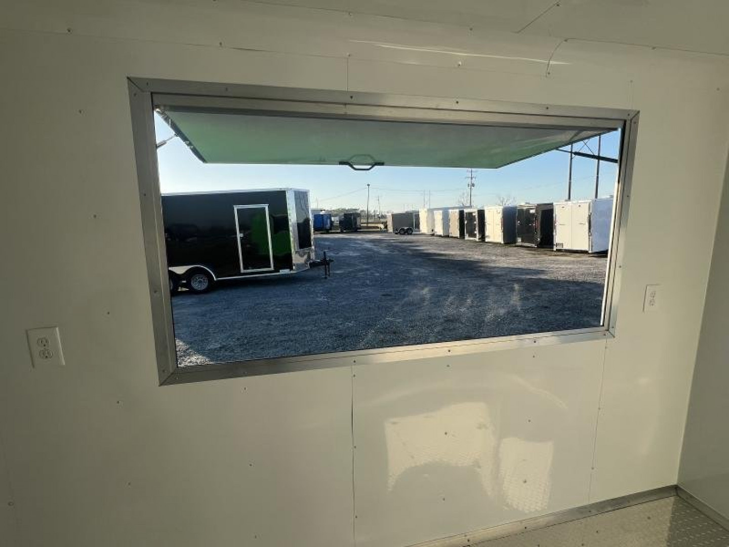 New 2027 South Georgia Cargo Trailers 7x18 Tandem Axle BBQ Trailer – Green PolyCore | Porch Package | 7,000 lb GVWR
