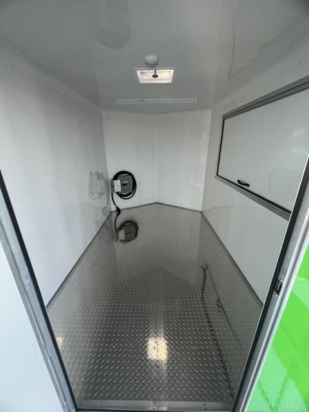 New 2027 South Georgia Cargo Trailers 7x18 Tandem Axle BBQ Trailer – Green PolyCore | Porch Package | 7,000 lb GVWR